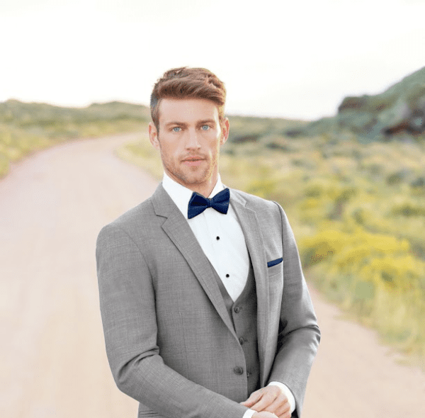 HEATHER GREY CLAYTON WEDDING SUIT